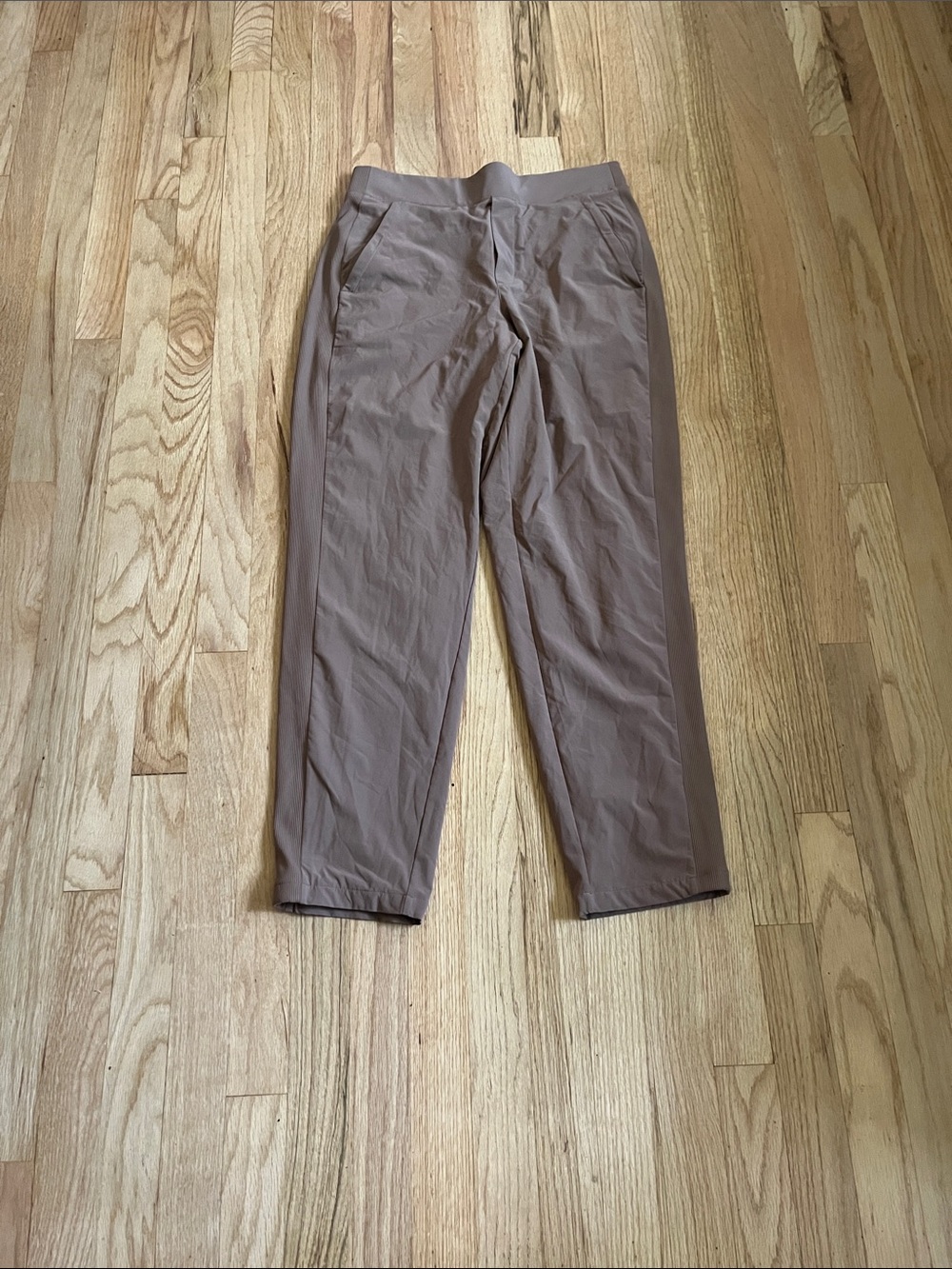 Women's Taupe Casual Stretch Pants